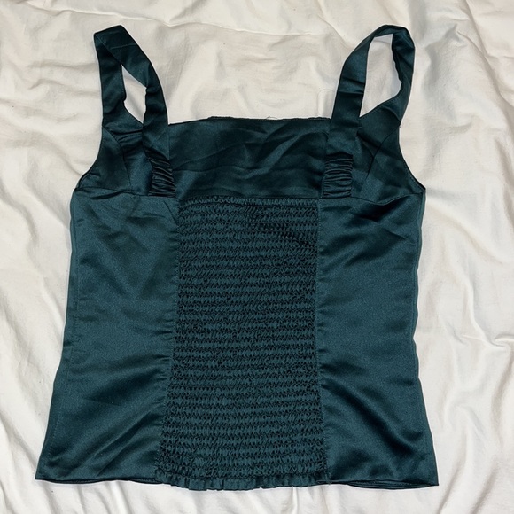 DYNAMITE Harlow Bust Fitted Satin Cami - Picture 3 of 5